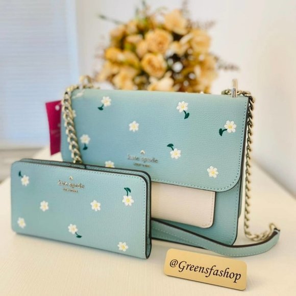 kate spade Handbags - Kate Spade purse and wallet Remi Daisy Embroidered Chain Crossbody bag